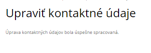 Okrem základných údajov o inštitúcii (telefón, fax, e-mail, URL adresa, kontaktná osoba), môžete prostredníctvom tohto formulára meniť a upravovať úradné hodiny inštitúcie.