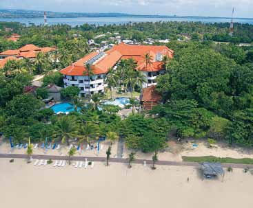 106 Indonésie Grand Mirage Resort ***** Bali (Tanjung benoa) 7 nocí Snídaně dosp.os. od 35.400 Kč/1.445 Eur, dítě od 26.900 Kč/1.098 Eur poloha: cca 1,5 km od centra střediska Tanjung Benoa.