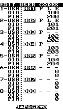 Zadání OID, PIN a Oprávnění k testům pro operátora Poznámka: Pro správu tabulek operátora lze použít HRDM V. 3.0 nebo vyšší software. 1. Zobrazte první stranu nabídky Dohlížející pracovník. 2.