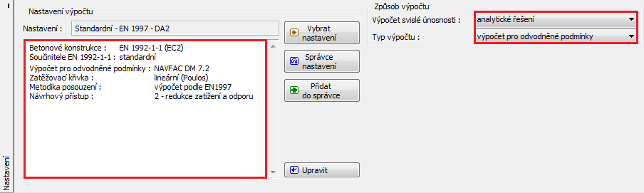 V tomto výočtu budeme osuzovat osamělou ilotu odle různých analytických metod výočtu (NAVFAC DM 7.2, EFEKTIVNÍ NAPĚTÍ a ČSN 73 1002) a zaměříme se na vstuní arametry, které ovlivňují celkové výsledky.