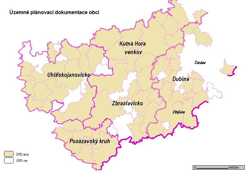 Příloha 80: Pokrytí území MAS územně plánovací dokumentací Zdroj: ORP Kutná Hora, ORP Čáslav, 2014 Stavbám je třeba najít nové nejspíše již nezemědělské využití nebo je odstranit, protože se stávají