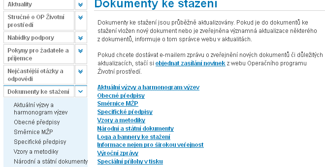 Operační program ivotní prost