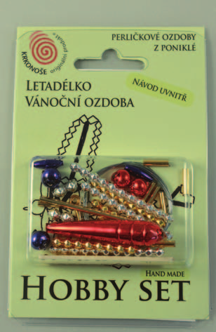 lokomotiva - Vánoční ozdoba Rauta 11 4 mm - 4 ks; rauta 7 4 mm - 1 ks; rauta 5 4 mm - 13 ks; rauta 4 4 mm - 6 ks; rauta 2 4 mm - 10 ks; zvonek F273 21/18 mm - 1 ks; kulatá perle 10 mm - 1 ks; tyčinky