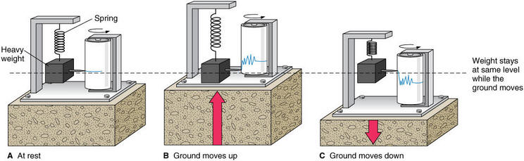 Seismograf - princip