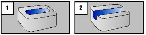 Špirálová fréza Z2 VHW, guľové čelo / Schlichtfräser Z2 VHW / Geometria: 2 britá valcová fréza, 30 pravorezná šróbovica, guľové čelo, brity cez stred, geometria a povlak podľa obrábaného materiálu