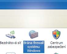 Nastavení brány irewall implementované do OS MS Windows XP 1. START» Klikněte na tlačítko START v levém dolním rohu plochy MS Windows. Zobrazí se Vám tzv. hlavní menu (obr. 7). 2.