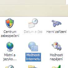 Nastavení možností Internetu v prohlížeči Windows Internet Explorer 1. START» Klikněte na tlačítko START v levém dolním rohu plochy MS Windows. Zobrazí se Vám tzv. hlavní menu (obr. 15). 2.