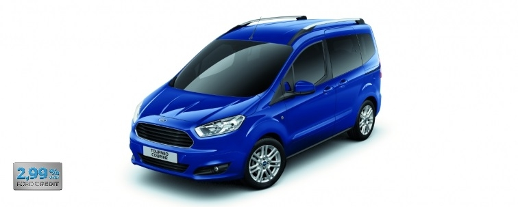 FORD TOURNEO COURIER I CENÍK 5místný vůz Mimořádná nabídka* Již za 270 386 Kč bez DPH / 327 167 Kč s DPH Např. za 4 282 Kč měsíčně, úrok jen 2,99 % * Zvýhodněná nabídka platí do 31. 3. 2017.