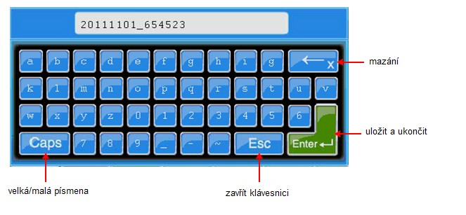 Screenshot lze uložit jedině na USB disk, takže byste jej měli s nástrojem propojit. 1. Nainstalujte USB disk: Zapojte USB disk do "1. USB Host port" z " Obrázek 4-3 pravý boční panel".