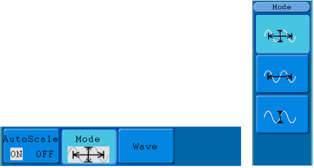 3. Upravte pozici CURSOR1 a CURSOR2 podle vašich požadavků a měřeného tvaru vlny.