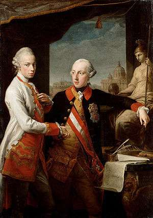 Leopold II. (1747 1792, 1790 1792) na obr. s Josefem II.