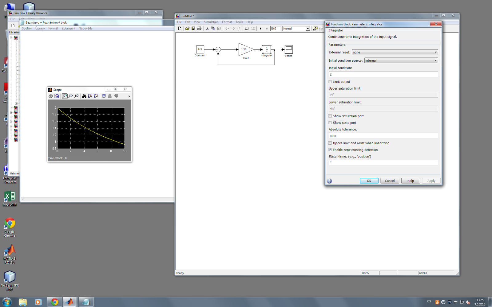 2y +3y +y=sin(t) y(t=0)=2 y (t=0)=1 y =(sin(t) y 3y