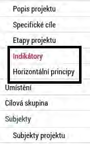 Předpokládané datum zahájení: Uveďte totožně s předpokládaným datem zahájení projektu.