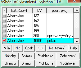 navržené pracovní parcelní číslo se potvrdí zadá se druh pozemku a využití pozemku zadá se případná ochrana nemovitosti zpět začátek souboru 7.