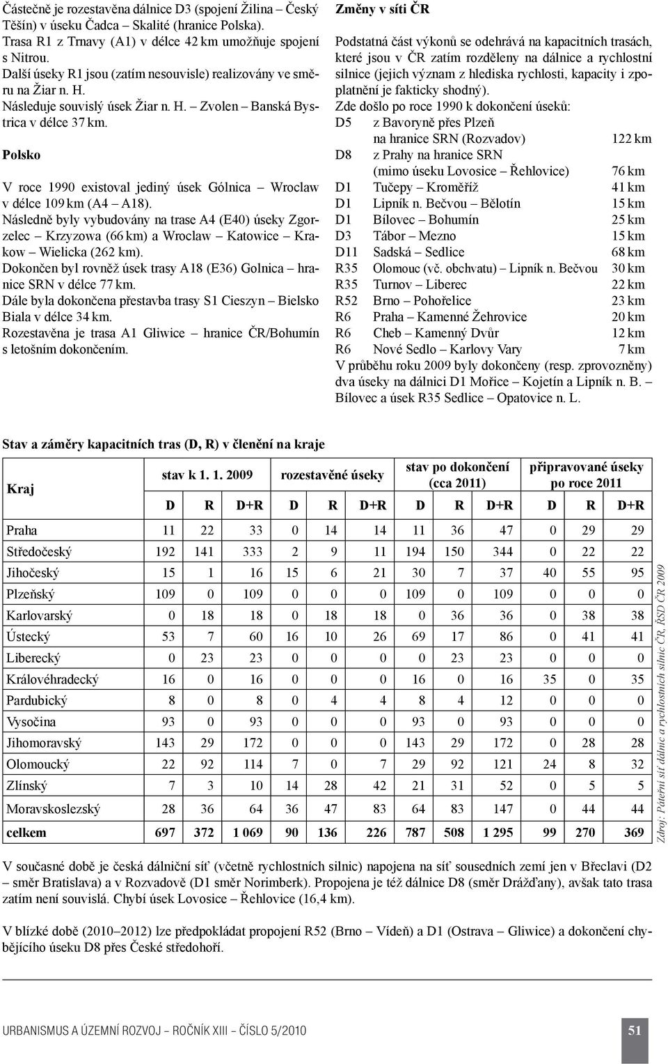 Polsko V roce 1990 existoval jediný úsek Gólnica Wroclaw v délce 109 km (A4 A18).