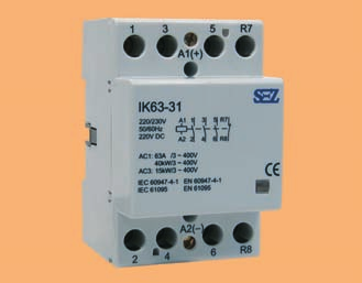 Instalační stykače IK21, IK40, IK63 Instalační stykače se používají na automatické spínání elektrických zařízení v instalacích bytů, úřadů, pracovišť a nemocnic.