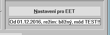 1. Elektronická evidence tržeb (EET) 1.1. EET základní informace Systém EET je navržen v principu tak, aby nebylo možné zpětně měnit již jednou vystavený prodejní doklad (opravit, smazat) a případné