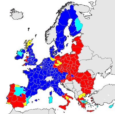 1. ČRV: Eligible unde Convergence objectiv 3. TMModr. Eligible under Regional competitiveness and employment objective 4.