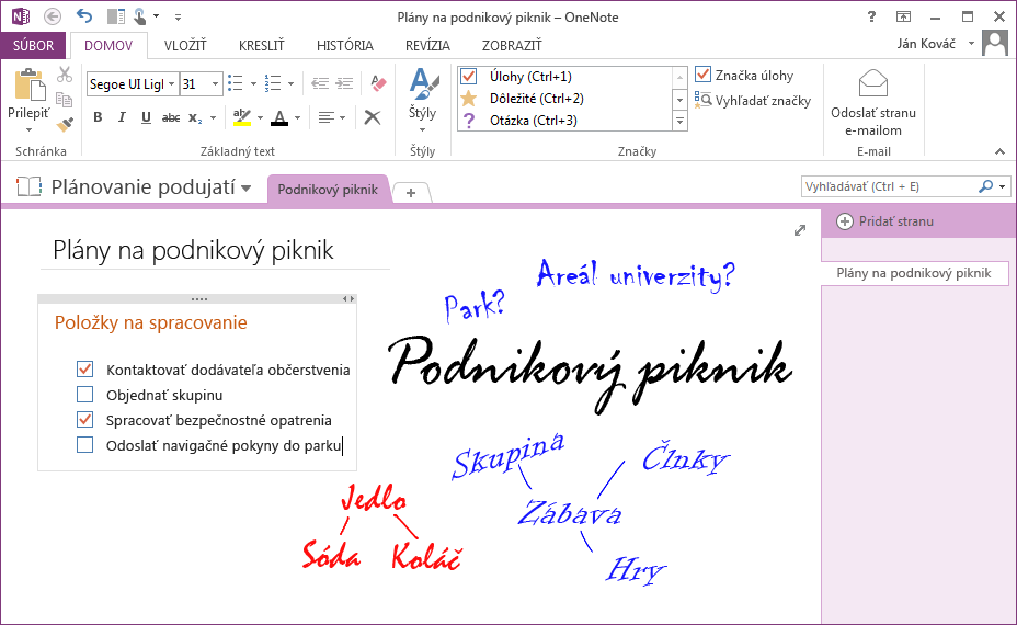 Príručka so stručným návodom Microsoft OneNote 2013 sa líši od predchádzajúcich verzií, preto sme vytvorili túto príručku, aby ste sa s ním čo najrýchlejšie oboznámili.