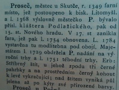 Příloha č 6. Ukázka ze Sommerovi topografie Příloha č.