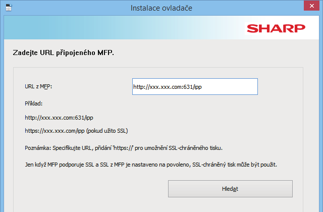 Obsah Windows / Zvolte software, který chcete nainstalovat Instalace ovladače tiskárny / Ovladače PC-Fax (běžný postup) Uživatelská instalace Používání funkce IPP nebo SSL k tisku Chcete-li používat