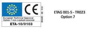 Montážní parametry Navrhované hodnoty síly spojů fbd pro všechny délky kotvení Typ síla spoje fbd (N/mm 2 ) (*) Armovaná tyč = FeB44k; B450C; BsT 500 Navrhované únosnosti dle Eurocode 2 (EC2); EN