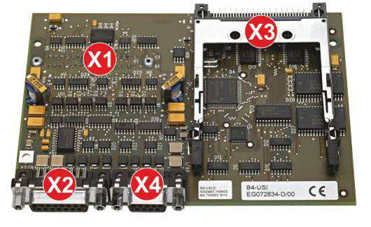 14 B4-USI univerzální karta rozhraní Karta sériových rozhraní B4-USI se připojuje do slotu na řídící desce B6-BCU-X2 na ústřednách Integral IP CX a slouží pro sériovou komunikaci s řídicími systémy