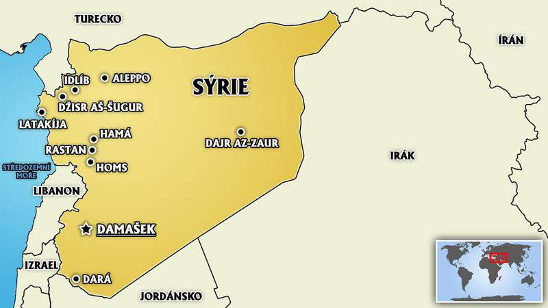 Občanská válka v Sýrii Datum: 15.
