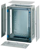 EYSTAR Prázdné skříně s průhlednými dveřmi Přístup má povolen a obsluhu smí provádět pouze elektrotechnik FP 0100 Vnitřní rozměry š 16 x v 16 x h 140 mm uzávěr dveří s ovládáním nástrojem Max.