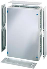 EYSTAR Prázdné skříně s neprůhlednými dveřmi Přístup má povolen a obsluhu smí provádět pouze elektrotechnik FP 0431 Vnitřní rozměry š 306 x v 486 x h 140 mm uzávěr dveří s ovládáním nástrojem se
