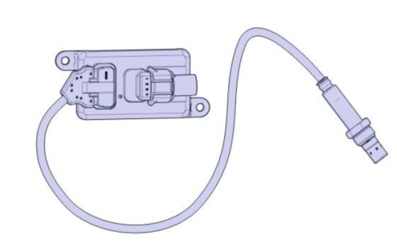 Obr. 31 Snímače teploty výfukových plynů (PRODUCT ADACEMY IVECO, 2007) 4.5.5.10 Snímač NO x Snímač oxidů dusíku je umístěn v koncové části (trubce) výfuku přímo za katalyzátorem.