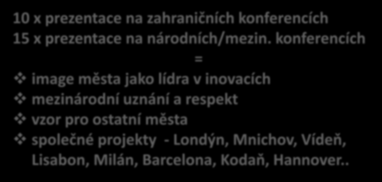 Prezentace města Litoměřice CZ+INT 2013-2016 Termín Akce Místo Forma prezentace Obsah prezentace typ akce 4.2.2016 Smart Cities 2016 konference Trnava prezentace činnosti energetického managemetu města mezinárodní 2.