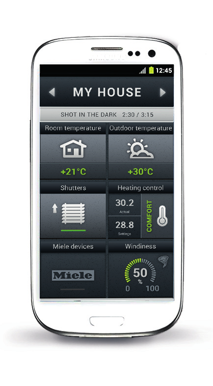 Aplikace inels Home Control ihc Ovládání spotřebičů Stmívání osvětlení Ovládání žaluzií Regulace vytápění Ovládání domácích spotřebičů Ovládání spotřebičů Stmívání osvětlení Ovládání žaluzií Regulace