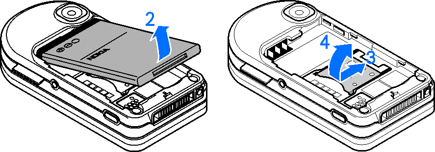 1. Zaèínáme Instalace SIM karty a baterie Pøed vyjmutím baterie v¾dy vypnìte pøístroj a odpojte nabíjeèku. Ukládejte v¹echny SIM karty mimo dosah malých dìtí.