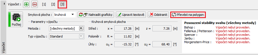 Poznámka: Volba metody výpočtu vždy záleží na zkušenotech projektanta a není triktně dáno, kterou metodu použít.