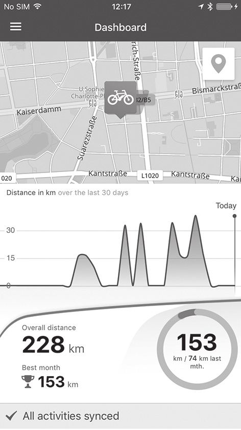 Česky 46 Položka nabídky Dashboard Pod touto položkou nabídky se vám zobrazí momentální poloha jízdního