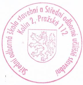 Střední odborná škola stavební a Střední odborné učiliště stavební Kolín Praţská 112, 280 02 Kolín Školní vzdělávací program 36-67-H/01 Zedník Název a adresa školy: Střední odborná škola stavební a