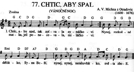 2. Tobě jsem lůžko ustlala, Spasiteli, tvory k vále svolala, Stvořite 2. Tobě jsem lůžko ustlala, Spasiteli, tvory k Tvé chvále svolala, Stvořiteli.