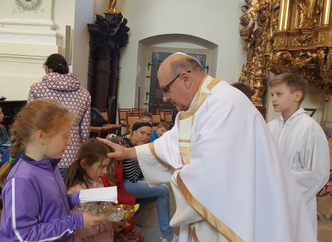 pomoci, slábne a je bez moci, vše mu může uškodit. Kdyby Pán Ježíš nevystoupil na nebesa, neseslal by nám Ducha sv. Proto stále volejme a prosme: Přijď, Duchu přesvatý.
