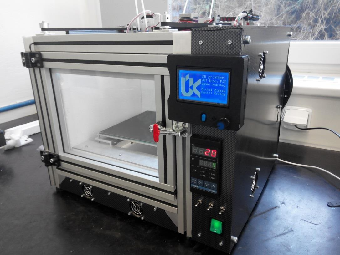 VYBRANÉ DIPLOMOVÉ PRÁCE Konstrukce 3D tiskárny pro materiály s vyšší pevností