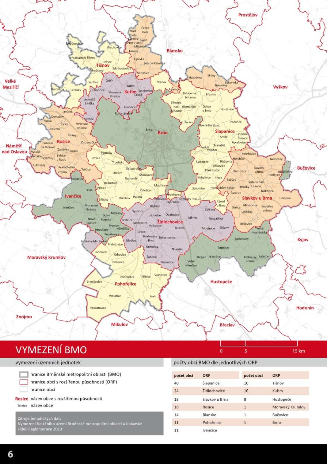 a analýza procesů v těchto územích pro potřeby vyhodnocení synergických efektů investic z ROP JV v zázemí Brna a Jihlavy a pro využití při přípravě programového období EU 2014 2020 v roce 2013