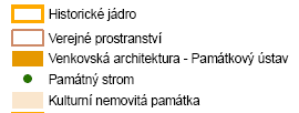 Zákres urbanistických a architektonických hodnot Vyhodnocení vlivů ÚP Hředle