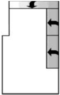 Rozměry cca. cm Upozornění : Výška 75-86 Z technických důvodů vyžaduje každý prvek s 1 područkou vždy připojení základního prvku Hloubka 99 (Longchair, Umbauecke, Umbauecke medium).