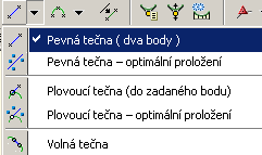 2 Vložit PVI vloží do návrhu výškového řešení nový vrchol. 3 Odstranit PVI odstraní přidané vrcholy výškového polygonu.