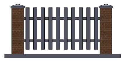 š1 Zaměřovací rozměry plaňkových plotů Při návrhu plotových polí a jejich následném zaměření si musíme uvědomit, že pokud máme více plotových polí a každé má jinou šířku, tak máme dvě možnosti.