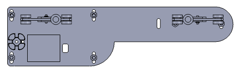 Nosná deska pojezdového vozíku pro samonosnou bránu pojezdový vozík min 50 pojezdový vozík 10 min 30 minimální výška mezi betonovou základnou a deskou vozík u pokud jsou závitové tyče na kovových