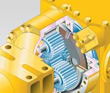 Robustnost a spolehlivost Navrženo a vyrobeno společností Komatsu Motor, hydraulické systémy, převodovka, přední a zadní náprava jsou originálními součástmi Komatsu.