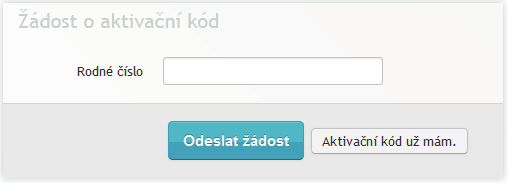 2 Po obdržení aktivačního kódu v podobě SMS pokračujte v aktivaci jako nový klient - viz předchozí kapitola.