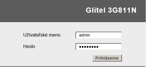 3 Vyhľadajte na vašom počítači Wi-Fi siete vo vašom okolí, nastavte sa na meno siete, ktorú máte uvedenú na zadnej strane vášho 3G routera (napríklad GLITEL_1234) a stlačte Pripojiť.