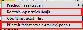 Po předchozím kroku se zobrazí informace o stavu generování doplnění žádosti a informace o průběhu.